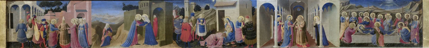 Predella of the Altarpiece The Annunciation, c. 1433-1434.