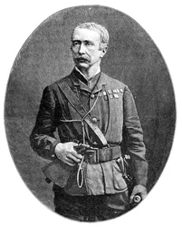 Grandada Joseph Wolseley, 1º visconde Wolseley, soldado britânico nascido na Irlanda, 1900.