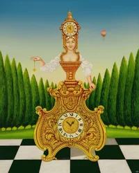 The Clockmakers Wife, 1999 (óleo e têmpera no painel)