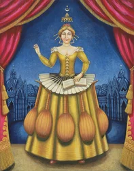 The Musicians Wife, 2002 (óleo e têmpera no painel)