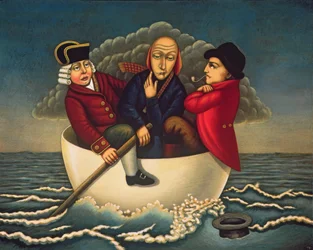 Os Três Reis Magos de Gotham, 2005 (óleo e têmpera no painel)