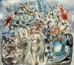 Um Arranjo, c.1935 (aquarela sobre lápis sobre papel)