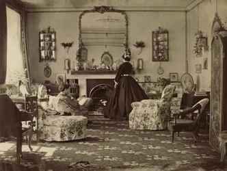 Interior da Sala, c. 1862.