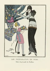 Preparações de Natal, pub. 1914 (estêncil)