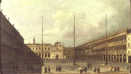 A Piazza San Marco, Veneza, com números