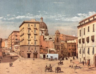 Praça San Francesco em Porta Capuana, em Nápoles