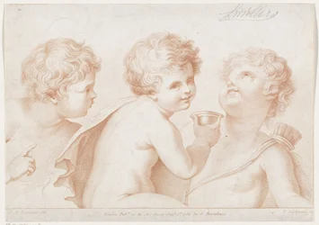 Três putti
Ciprianis rudimentos do desenho (título da série)
Ciprianis rudimentos do desenho (título da série)