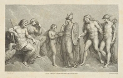 Hércules apresentado a Júpiter e Juno