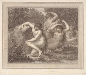 Ninfas e Diana a banhar-se