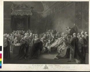 William Pitt A morte do Conde de Chatham