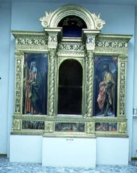 O Tabernáculo dos Sacramentos, c.1484-6 (têmpera no painel) (veja também 94758-9)