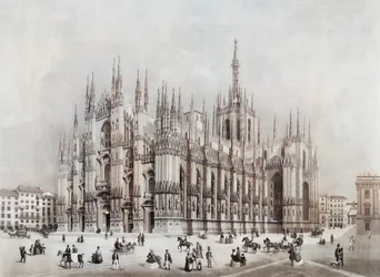Duomo, ou catedral, Milão, Itália
