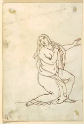 Lucretia ou Tarquinia se esfaqueando