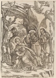 A Sagrada Família com São Sebastião e São Roque