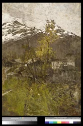 Primeira neve ou paisagem, 1889