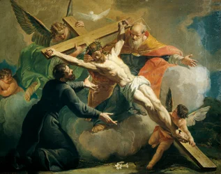 Crucificação com Deus Pai e Santo Inácio de Loyola (1709-1769)