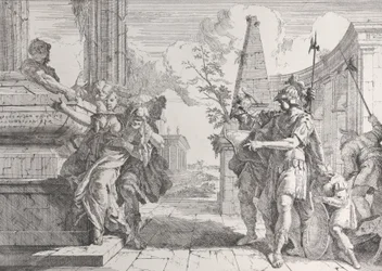 O Sacrifício de Polyxena, de Bacanais e Histórias, 1744., 1744.