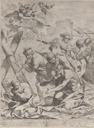 Santo André rezando diante de um crucifixo, 1640-70.