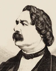 Retrato do compositor Enrico Petrella 1813-1877, ca 1855.
