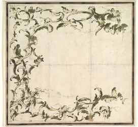 Design para um Motivo de Moldura, 1712-93.