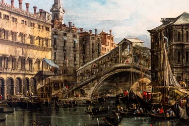 Ponte de Rialto, pormenor, depois de 1754 (óleo sobre tela)