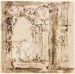 Esboço do labirinto da Villa Pisani