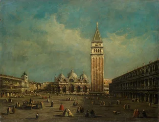 A, piazza san marco, em, veneza