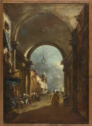 Vista através de um portal