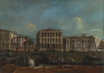 Veneza. O Grande Canal com o Palazzo Pesaro, 1755-1760