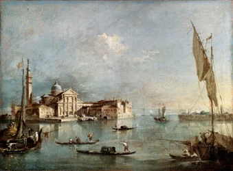 Vista da ilha de San Giorgio Maggiore, entre 1765 e 1775.