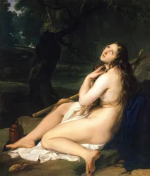 Santa Maria Madalena penitente, de Francesco Hayez (1791-1882)