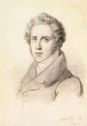 Retrato do compositor italiano Vincenzo Bellini (Catania