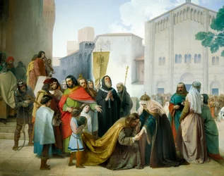Reconciliação de Otto II com sua mãe Adelaide de Borgonha