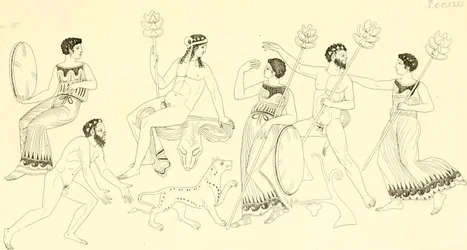 INGHIRAMI(1835) Pinturas de Vasos Fictícios Vol3 T243 (14781773201)