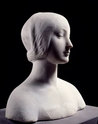 Busto de uma jovem chamada Beatrice d
