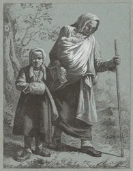 Mulher Camponesa com Dois Filhos, 1764.