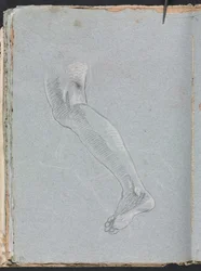 Verona Sketchbook: Perna esquerda (página 28)