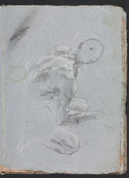 Verona Sketchbook: Nu masculino de costas (página 9)