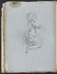 Verona Sketchbook: Putto de perfil (página 64)