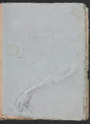 Verona Sketchbook: Mão direita, página 7, 1760.