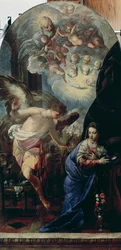 A Anunciação, c.1657-60 (óleo sobre tela)