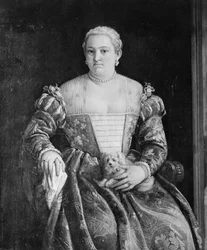 Retrato de uma mulher.