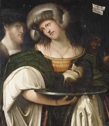Judith com o chefe da Holofernes