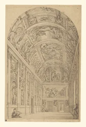 Vista da Galeria Farnese, Roma