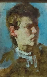 Auto-retrato quando jovem