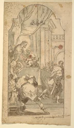 Desenho, A Última Ceia, 1746-86