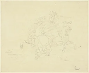 Escaramuça entre dois soldados de cavalaria