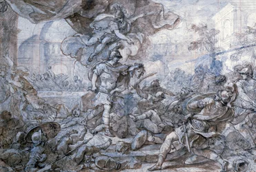 Perseu segurando a cabeça da Medusa, século XVIII