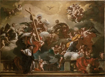 A Santíssima Trindade com São Filipe Neri na Glória, c1727-1730
