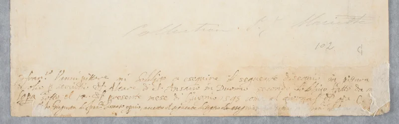 Santo Ansano Batizando o Siena, c.1593 (giz sobre papel)